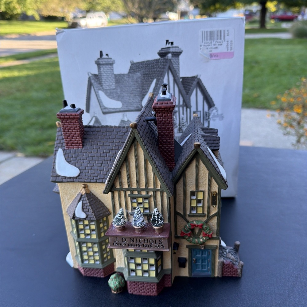 Department 56 Heritage Village J.D. Nichols Toy Shop Dickens Series 58328